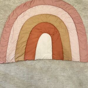 Rainbow Quilted Play Mat